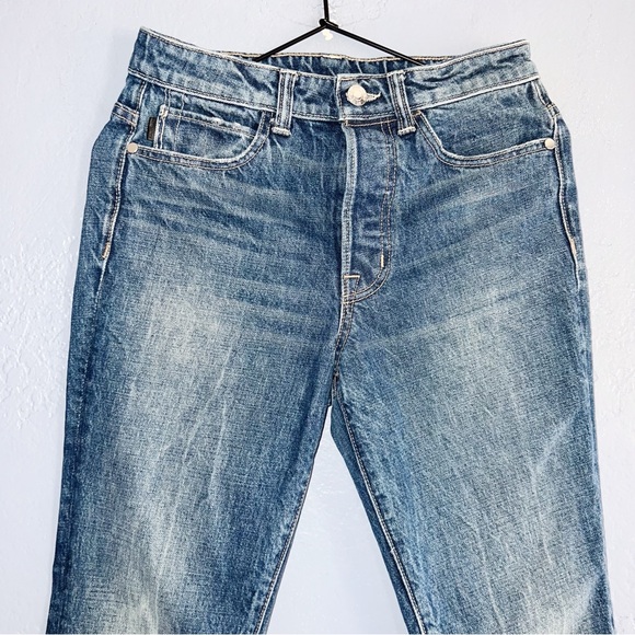 Helmut Lang HIGH RISE CROP SLIM LIGHT JACKHAMMER WASH Size 26 - Picture 4 of 11